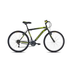26'' MTB STEEL BIKE ESPERIA OKLAHOMA MATT BLACK/LIME 21 SPEED KOUREAS TOYS
