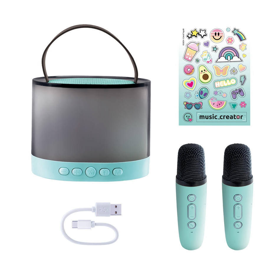 AS 42350 MUSIC CREATOR PORTABLE SET MINI KARAOKE STATION KOUREAS TOYS