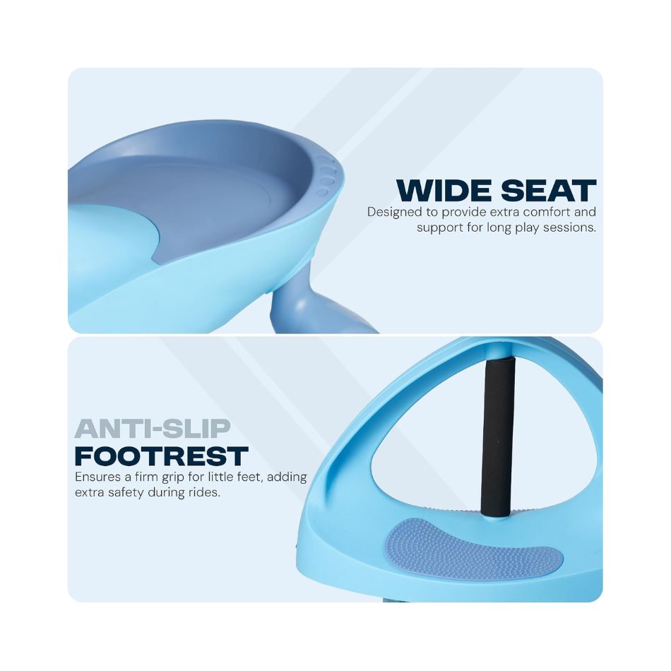 WIGGLE CAR RIDE ON BLUE QT-8097 KOUREAS TOYS