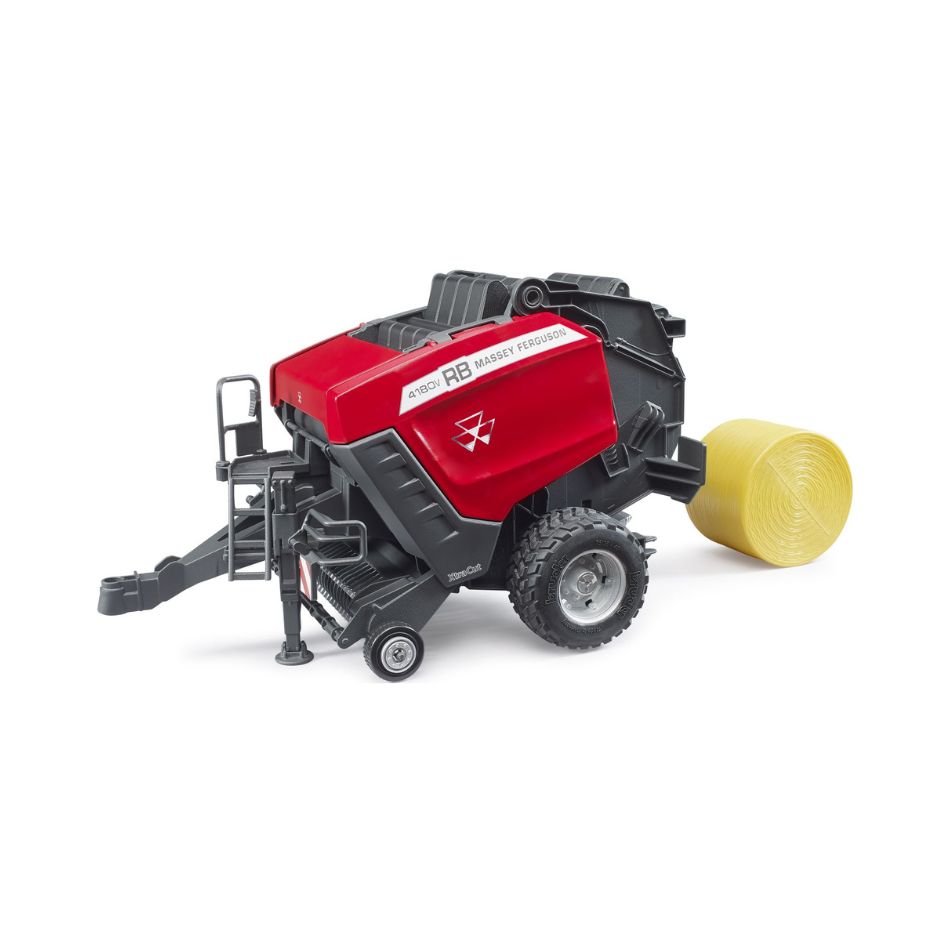 BRUDER 02039 MASSEY FERGUSON ROUND BALER RB 4180V KOUREAS TOYS