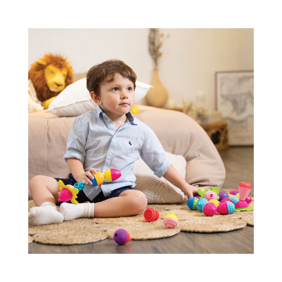 AS 86152 LALABOOM 5 IN 1 EDUCATIONAL BEADS AND ACCESSORIES 28 Pcs KOUREAS TOYS