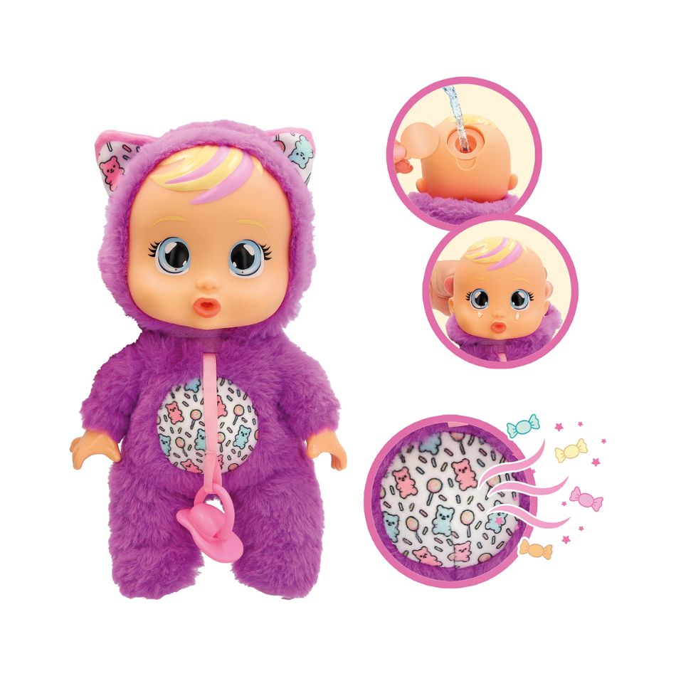 AS 93136 CRY BABIES TINY CUDDLES SOFT SCENTS DOLL KOUREAS TOYS