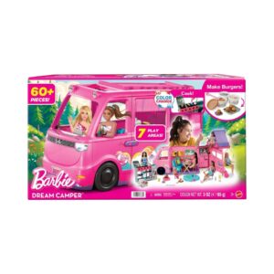 BARBIE DREAM CAMPER – DREAM CAMPER WITH 60+ ACCESSORIES HRJ78 KOUREAS TOYS