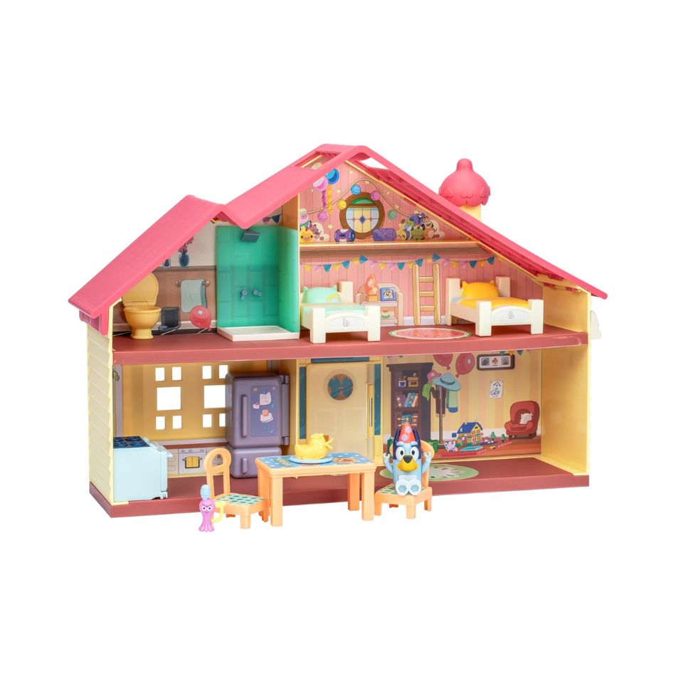 BLUEY'S CELEBRATION HOME PLAYSET WITH FIGURE & ACCESSORIES 17669 KOUREAS TOYS
