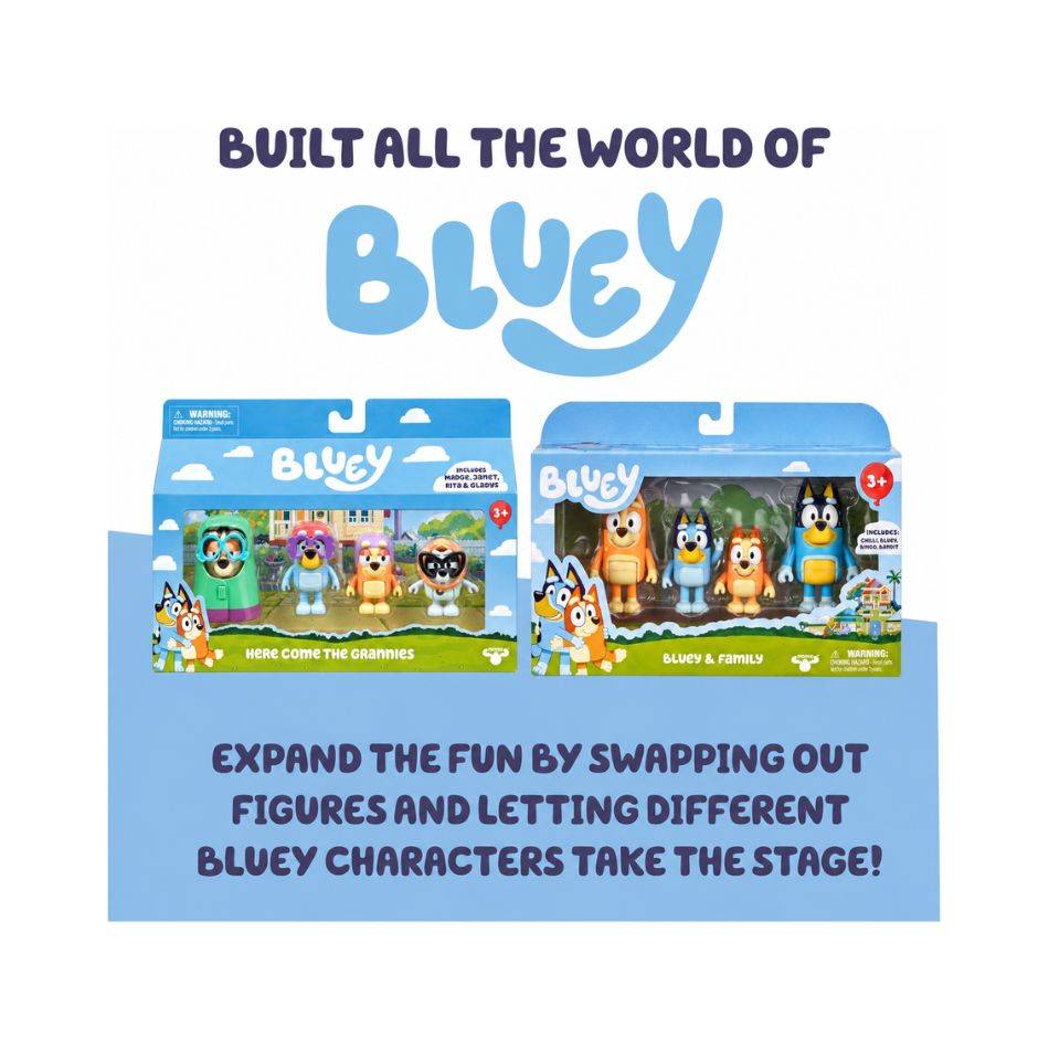 BLUEY'S CELEBRATION HOME PLAYSET WITH FIGURE & ACCESSORIES 17669 KOUREAS TOYS