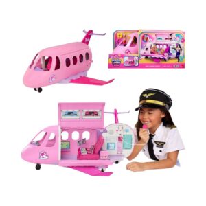 BARBIE DREAM LAND DREAM PLANE WITH WORKING MICROPHONE FEATURE AND 14 ACCESSORIES JLW92 KOUREAS TOYS