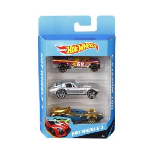 1:64 HOT WHEELS 3-CAR SET – ASSORTED DESIGNS K5904 KOUREAS TOYS