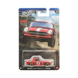 1:64 HOT WHEELS SILVER SERIES RALLY RACERS HONDA S800 RACING / COURSE JKX62 KOUREAS TOYS