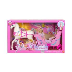 BARBIE IN THE NUTCRACKER LAND OF SWEETS HORSE WITH COLORFUL SCENTED HAIR AND CANDY-SCENTED ACCESSORIES JNH63 KOUREAS TOYS