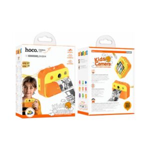 HOCO DIGITAL KIDS' CAMERA WITH PRINTER & SELFIE CAMERA DV204 ORANGE/YELLOW KOUREAS TOYS