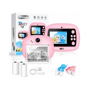 ANDOWL KIDS' INSTANT PRINT CAMERA C7 PINK/BLUE KOUREAS TOYS