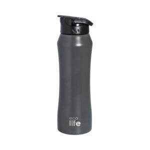 ECOLIFE THERMOS WITH INNER STRAW 550ML GREY KOUREAS TOYS