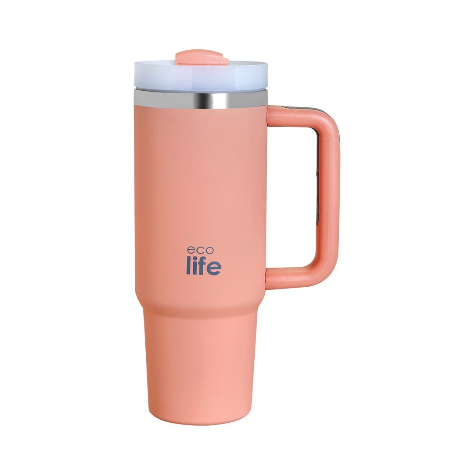 ECOLIFE PREMIUM MUG 900ML FLAMINGO PINK KOUREAS TOYS