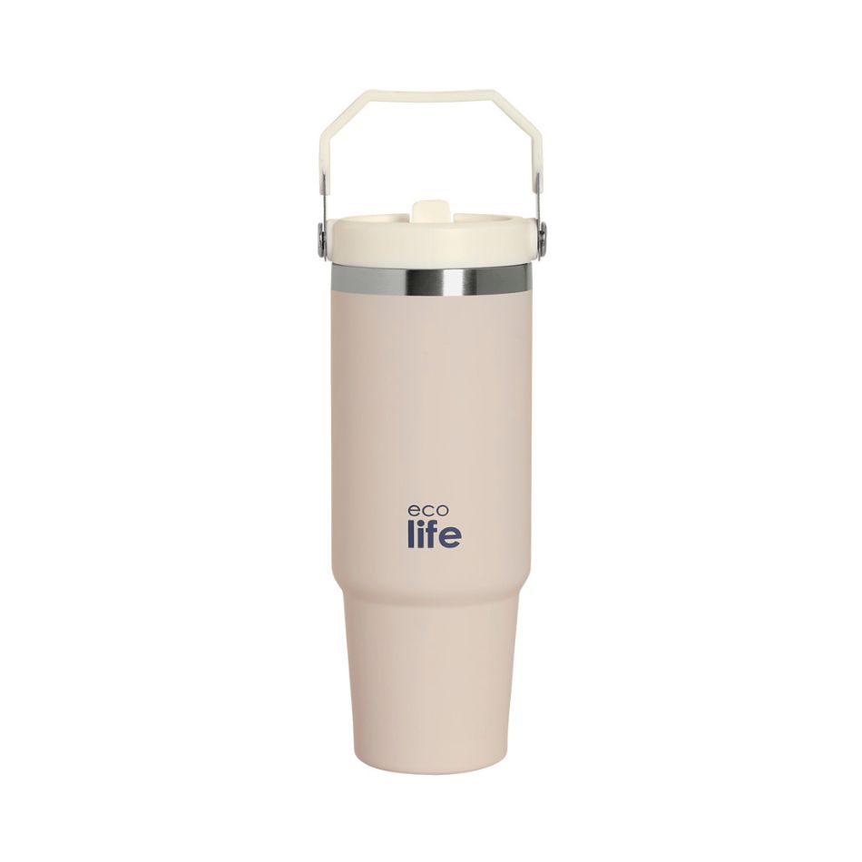 ECOLIFE HANDLE LID TUMBLER 900ML ICE KOUREAS TOYS