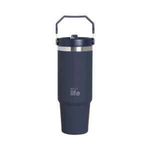ECOLIFE HANDLE LID TUMBLER 900ML BLUE KOUREAS TOYS