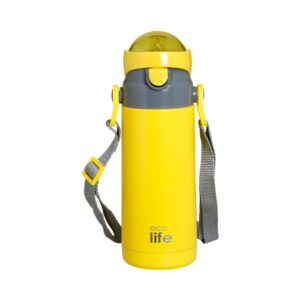 ECOLIFE KIDS THERMOS 400ML YELLOW KOUREAS TOYS