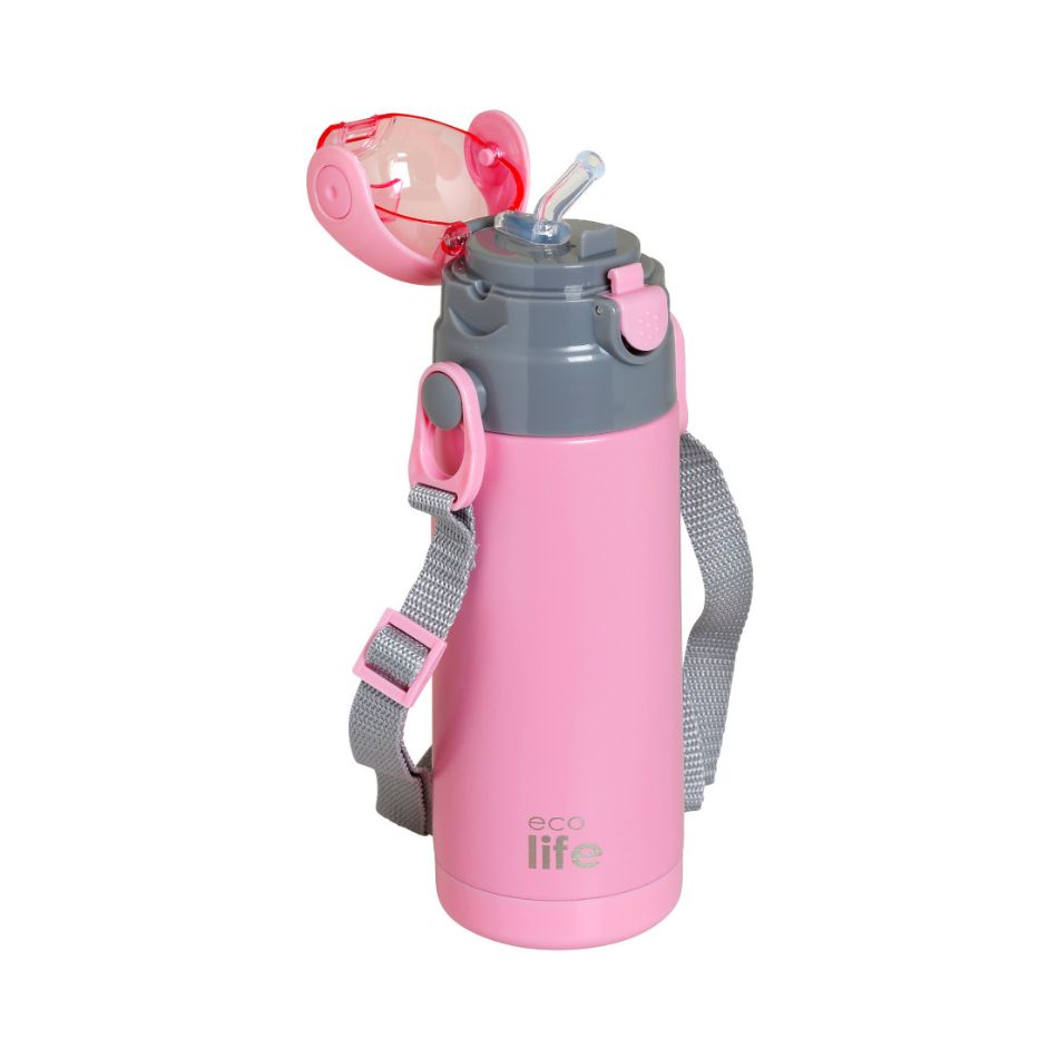 ECOLIFE KIDS THERMOS 400ML PINK KOUREAS TOYS