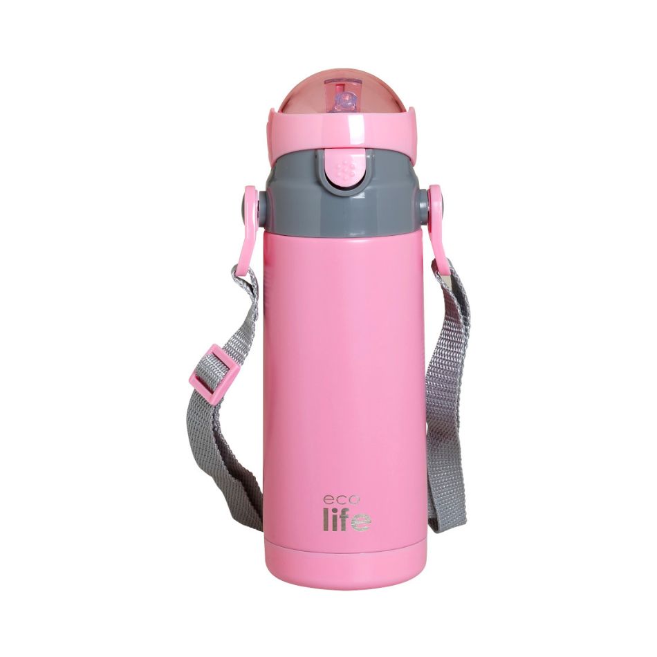 ECOLIFE KIDS THERMOS 400ML PINK KOUREAS TOYS