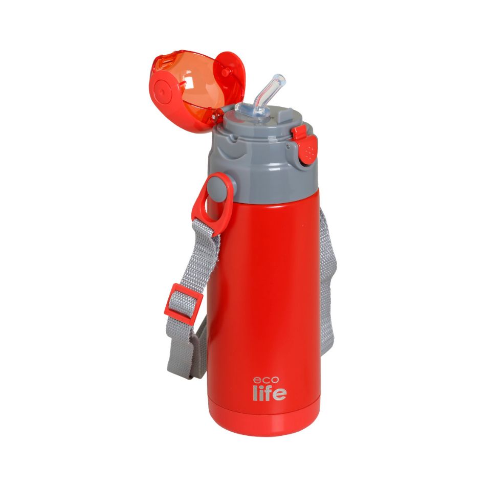 ECOLIFE KIDS THERMOS 400ML RED KOUREAS TOYS