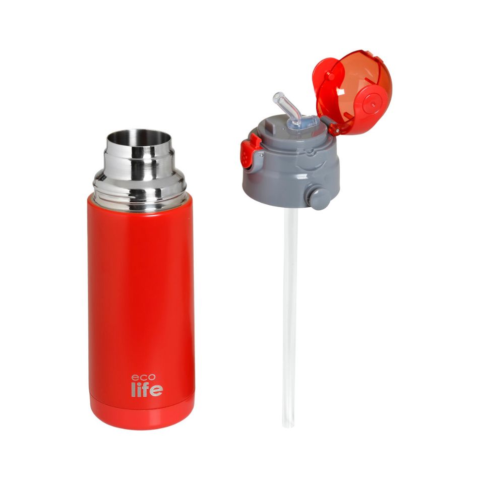ECOLIFE KIDS THERMOS 400ML RED KOUREAS TOYS