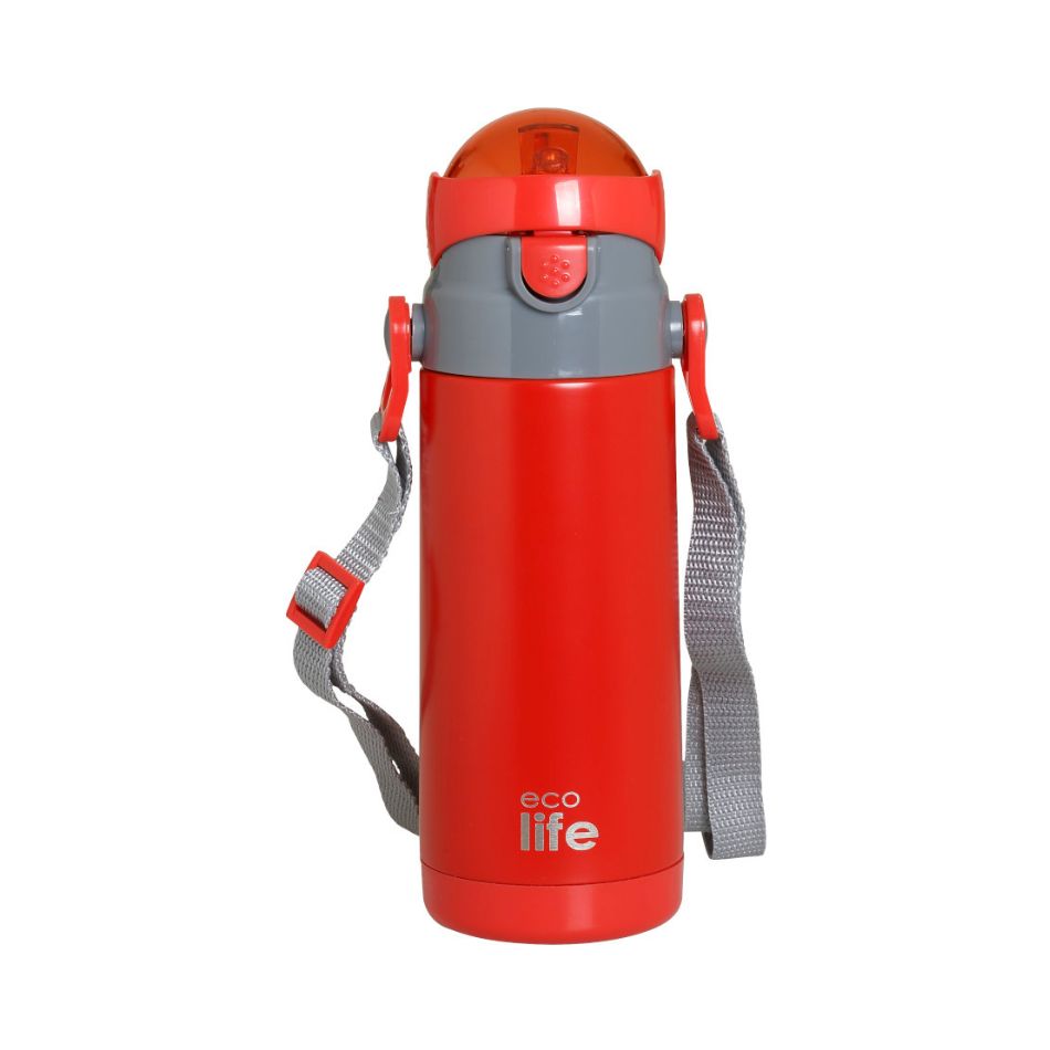 ECOLIFE KIDS THERMOS 400ML RED KOUREAS TOYS