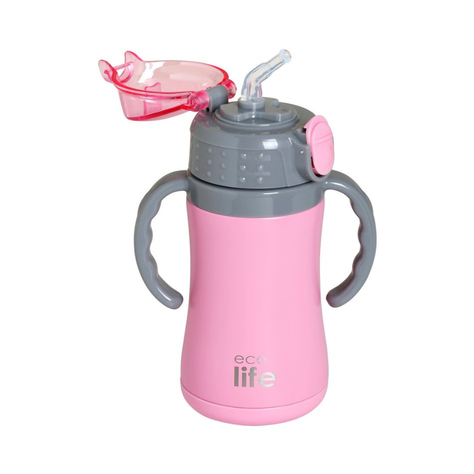 ECOLIFE KIDS THERMOS 300ML PINK KOUREAS TOYS
