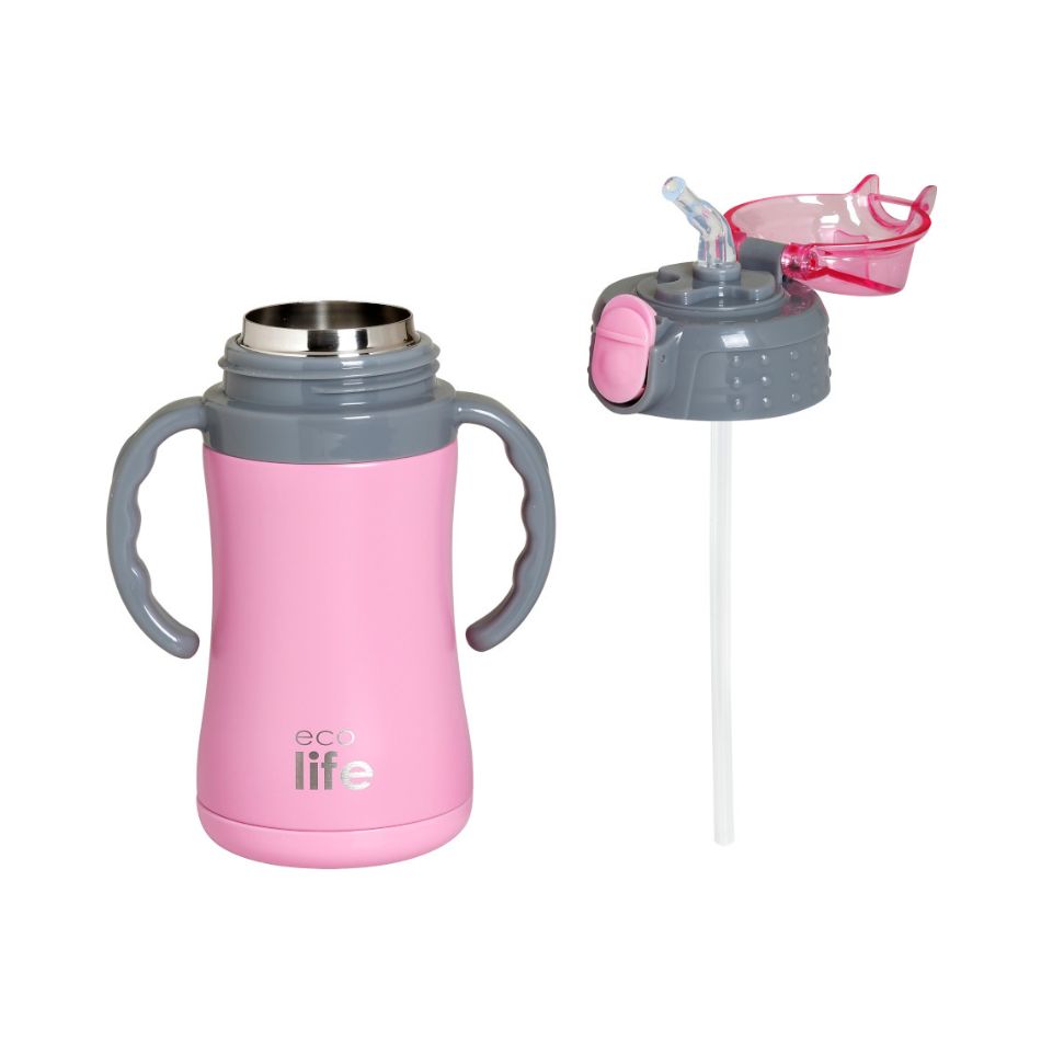 ECOLIFE KIDS THERMOS 300ML PINK KOUREAS TOYS