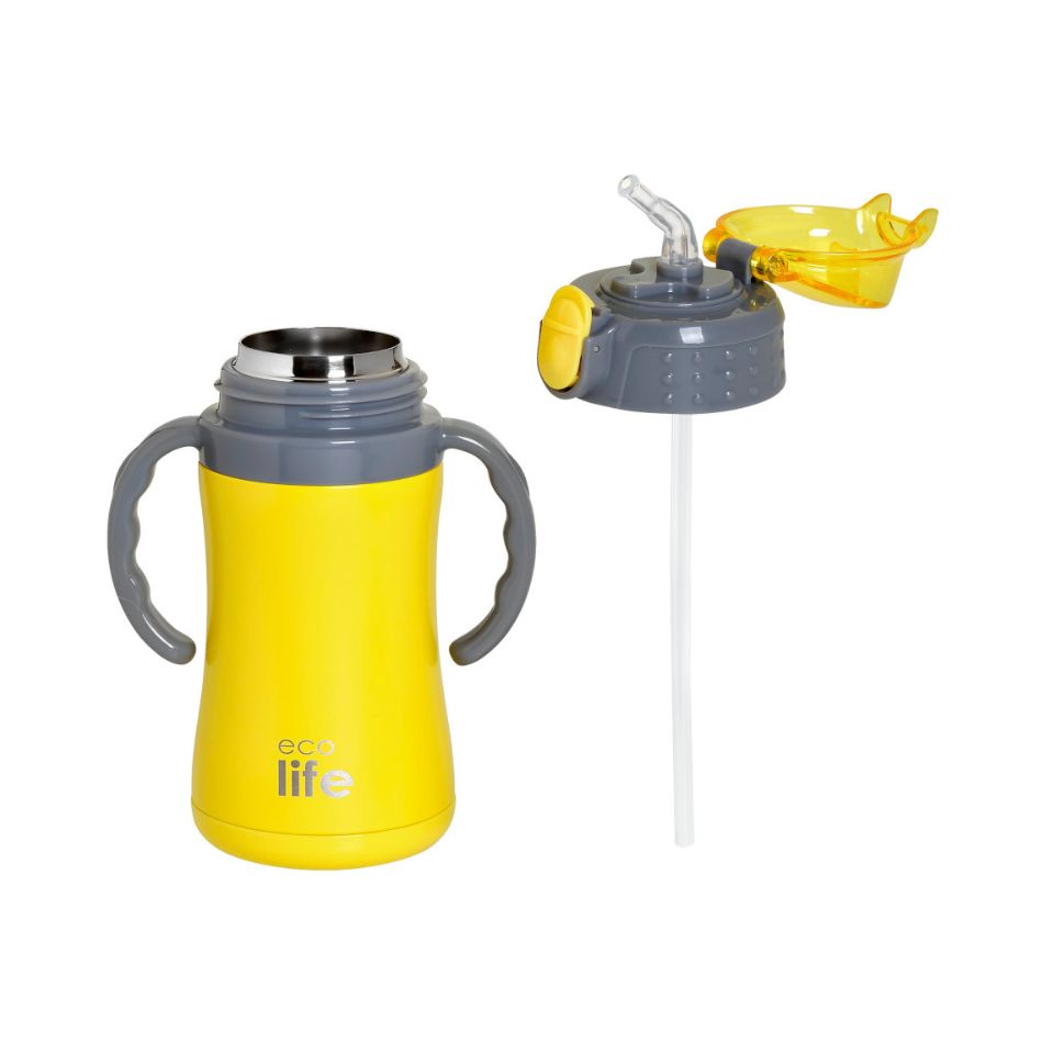 ECOLIFE KIDS THERMOS 300ML YELLOW KOUREAS TOYS