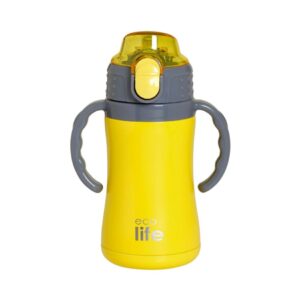 ECOLIFE KIDS THERMOS 300ML YELLOW KOUREAS TOYS