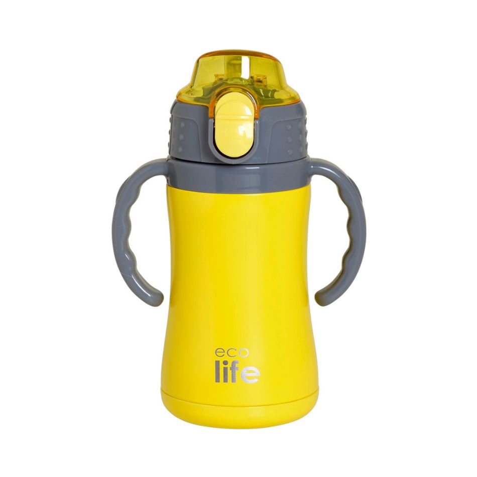 ECOLIFE KIDS THERMOS 300ML YELLOW KOUREAS TOYS