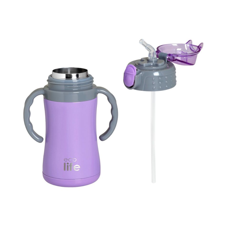ECOLIFE KIDS THERMOS 300ML LILAC KOUREAS TOYS