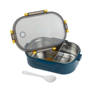 ECOLIFE FOOD CONTAINER WITH DIVIDER 900ML BLUE KOUREAS TOYS