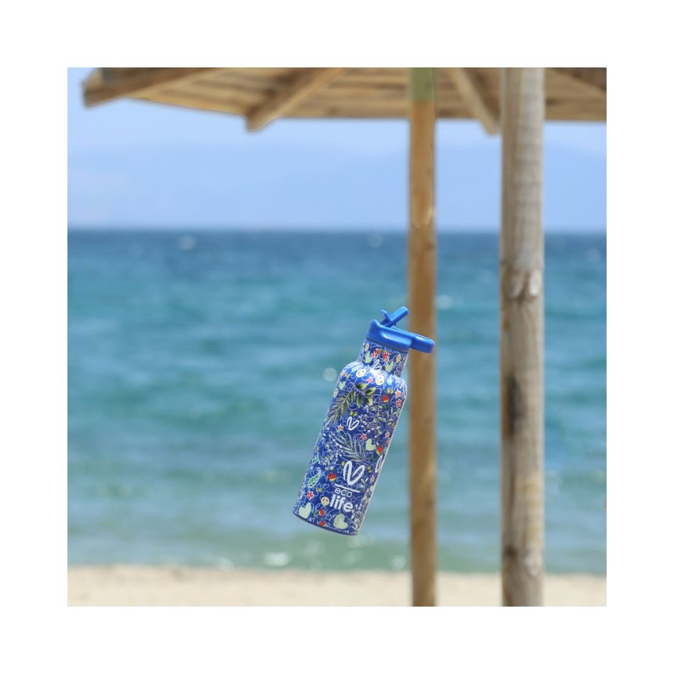 ECOLIFE THERMOS BOTTLE VASILIKI 500ML BLUE KOUREAS TOYS