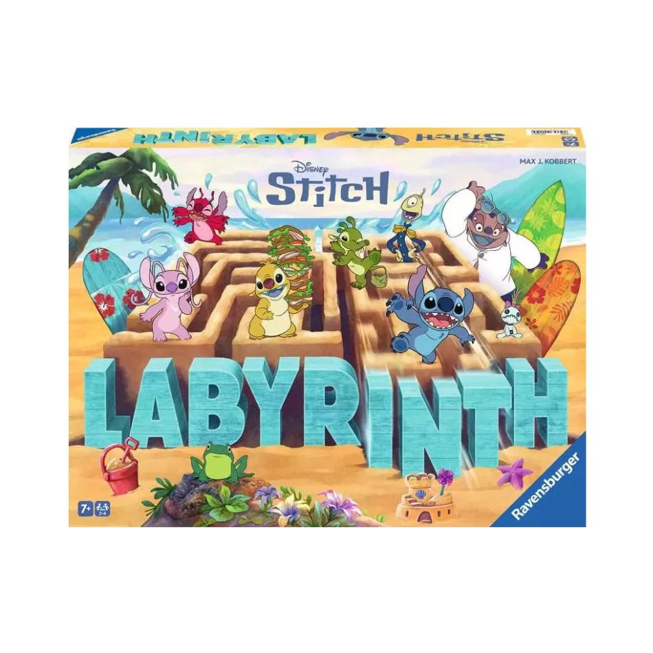 DISNEY STITCH LABYRINTH BOARD GAME 24962 KOUREAS TOYS