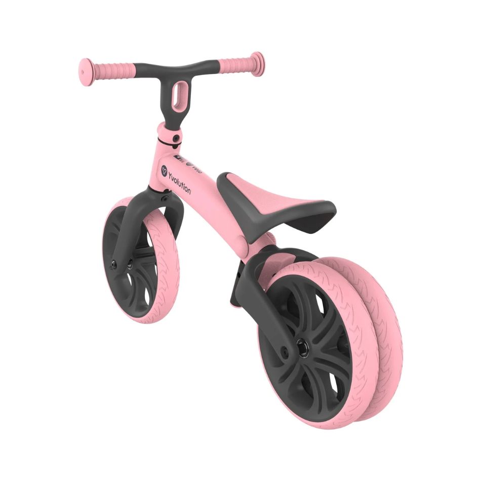 YVOLUTION Y VELO JUNIOR 2-IN-1 BALANCE BIKE - PINK KOUREAS TOYS