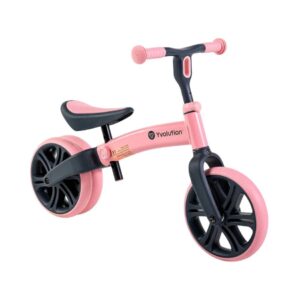 YVOLUTION Y VELO JUNIOR 2-IN-1 BALANCE BIKE - PINK KOUREAS TOYS