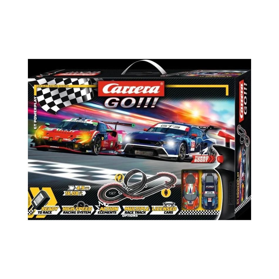 CARRERA GO!!! GT POWERPLAY – RACE TRACK 4.9M 109087 KOUREAS TOYS