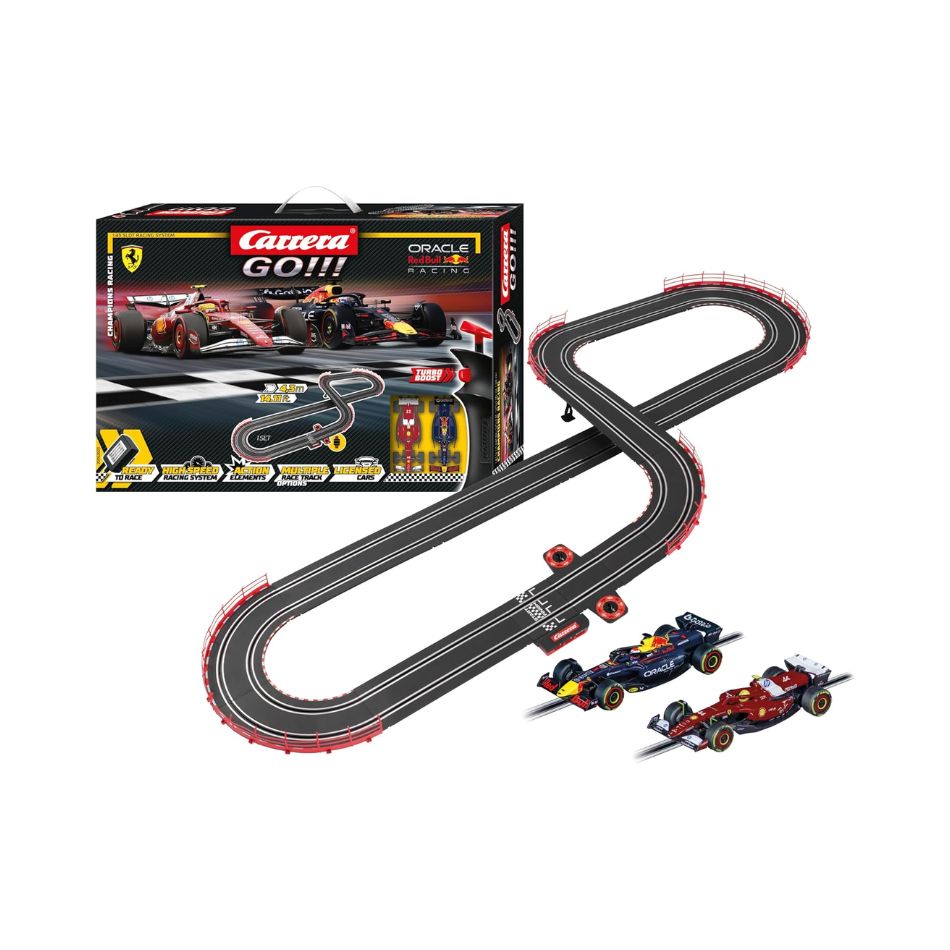 CARRERA GO!!! CHAMPION’S RACING – FORMULA 1 RACETRACK, 4.3 M 110244 KOUREAS TOYS