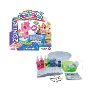 AS 40342 AQUA GELZ SQUISHY FIGURES - BLINGZ DE LUXE PLAYSET KOUREAS TOYS